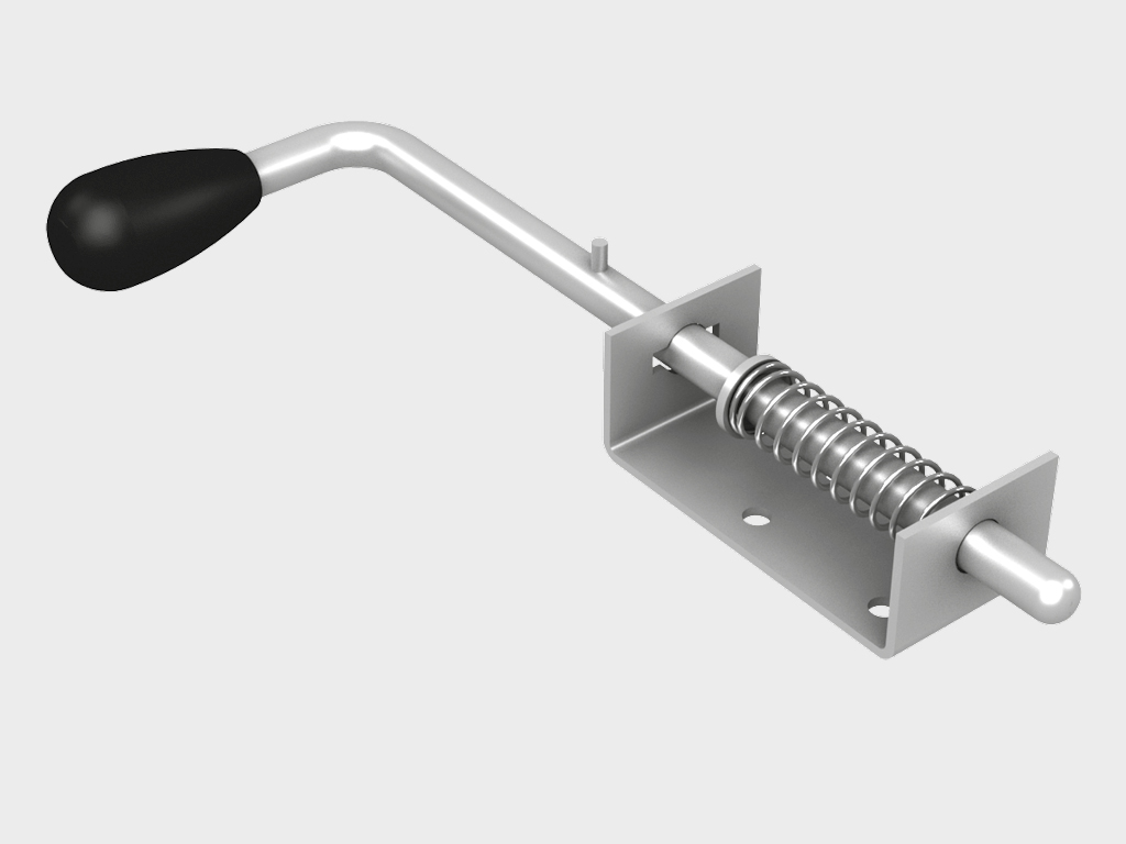 Mexanik qulflash mexanizmi eshik panjarasini ichki tomondan qulflash imkonini beradi. U oddiyligi va ishonchliligi bilan ajralib turadi.